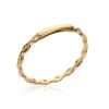 Ring CHAIN in gold-plated