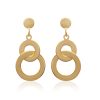Dandling earrings INAYA in gold-plated