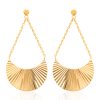 Dandling earrings CAMILLE in gold-plated