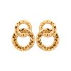 Dandling earrings NOUR in gold-plated