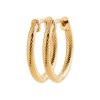 Ear hoops BAIA in gold-plated