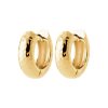 Ear hoops ARIA15 in gold-plated