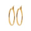 Ear hoops LOLA20 in gold-plated