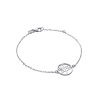 Bracelet EDEN in rhodium-plated silver