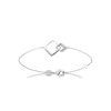 Bracelet CAROLINE en argent rhodié