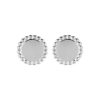 Earrings CHARLOTTE in rhodium-plated silver