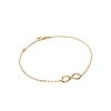 Bracelet INFINITY in gold-plated