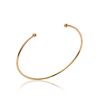 Open Bangle JULIA in gold-plated