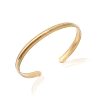 Open Bangle ÉLISE in gold-plated