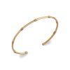 Open Bangle JUDITH in gold-plated