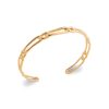 Open Bangle OLIVIA in gold-plated