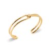 Open Bangle MAÉ in gold-plated