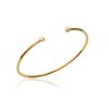 Open Bangle ELSA in gold-plated