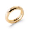 Ring ASTRID in golden plated