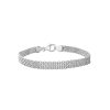 BRACELET IN RHODIUM SILVER