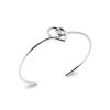 BANGLE IN RHODIUM SILVER