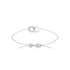 Bracelet en argent rhodié