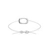 Bracelet en argent rhodié