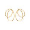 Boucles d'oreilles Cathy en plaqué or