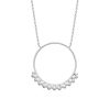 Collier en argent rhodié