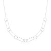 Collier en argent rhodié