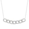 Collier en argent rhodié