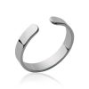 Bague en argent rhodié
