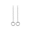 Boucles d'oreilles pendantes Léa en argent